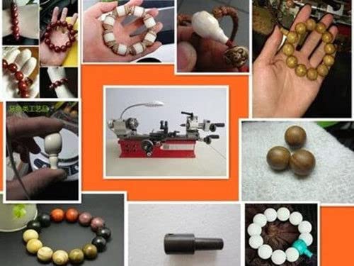 Mini tokarka biurkowa instrument do domowego laboratorium tokarka 4 szczęki uchwyt 65 mm