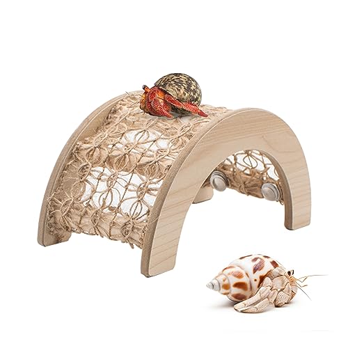 Hermit Crabs Climbing Bridge, Wooden Hermit Crab...