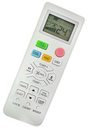 Image of Ehop Compatible Remote Control for Haier Inverter AC with selfclean and Heat Buttons AC-131H (Old Remote Must be Exactly Same for it to Work)