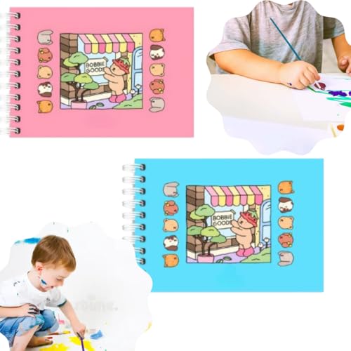 Conjunto 24 Canetinhas + 1 Livro De Colorir Capa Dura Com 50 Folhas – Kit Criativo para Colorir e De
