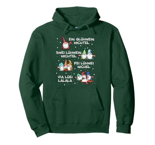 EIN Glühwein, swei Glühwein Wichtel Weihnachten Elfe lustig Pullover...