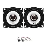 Kit 2 Casse Anteriori O Posteriori Alpine SXE-1025S Da 10 Cm Compatibile Con Suzuki Wagon R+, Opel Agila Dal 2000 Al 2007 + 2 Connettori