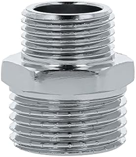 BFG BSP Reducing Nipple | 1/2" Male Thread - 3/4" Male Thread | for hot Water and Central Heating Systems | Resistant to Mechanical Damage | Stainless Steel