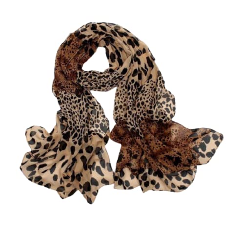 Lenço Estampado Feminino Onça Leopardo Multiuso Seda Exclusivo Várias Formas Estiloso (ONÇA)