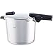 Fissler Vitaquick / Induktions-Schnellkochtopf (10 L, Ø 26 cm) Edelstahl-Dampfkochtopf, 2 Garstufen, stapelbar