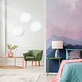 LIHAO Lampa wisząca lampa papierowa kulka do dekoracji weselnych, domu, Boże Narodzenie, przyjęcie - 1 sztuka, 12"(30cm)