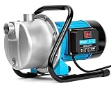 BOMGIE 1.5HP Portable Water Transfer Garden Pump,1200GPH Shallow Jet Well Pump,Draining Irrigation L