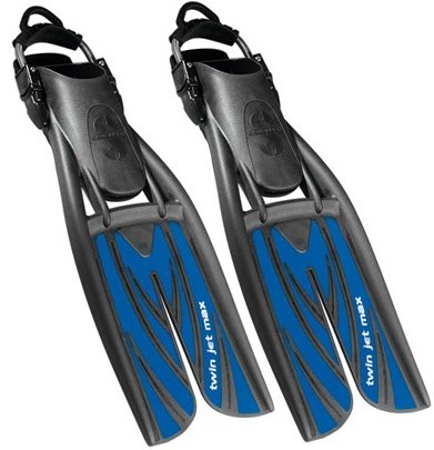 SCUBAPROTwin Jet Max Scuba Diving Fins - Black/Blue XL