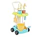 Seacanl Ensemble de Nettoyage pour Enfants, Jeu de Simulation, Jouet d'entretien ménager interactif pour Cadeaux d'anniversaire pour Cadeaux de Vacances(5980B Chariot de Jardinage)