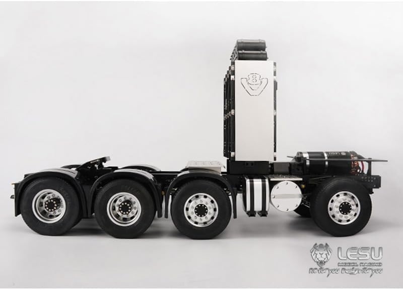LESU RC Heavy-Duty Chassis Tractor Truck G-6057 Equipment Rack Servo 1/14 Car Model for R620 Truck Hobby Grade Model