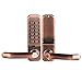Mechanical Digital Password Door Lock, Zinc Alloy Keyless Waterproof and Rust-proof Door Lock, PVD Plating, Fadeless, Can be Installed Left or Right