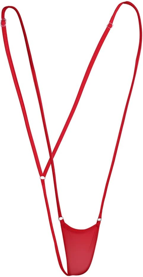 Vxuxlje Women''s Topless Sexy Mini Sling Shot G-String Micro Bikini Underwear String Thong Lingerie