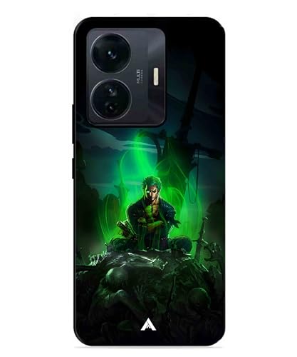 Image of Premium Anime 1 Case for Vivo T1 Pro (Glossy Finish) Soft-Touch Metal TPU Back Cover, Shockproof, Designer, Aesthetic Mobile Phone Case