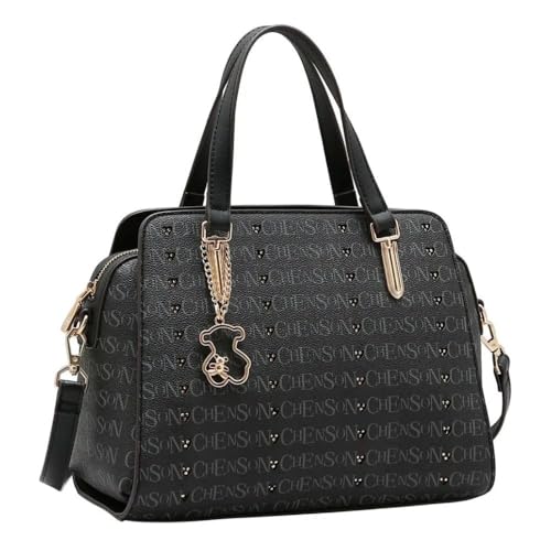 Bolsa Chenson Estruturada Com Ursinho E Cristais 3485394