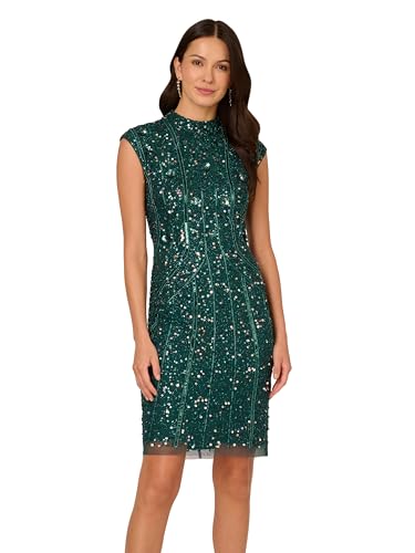 Adrianna Papell Women's Bead Cocktail Dress