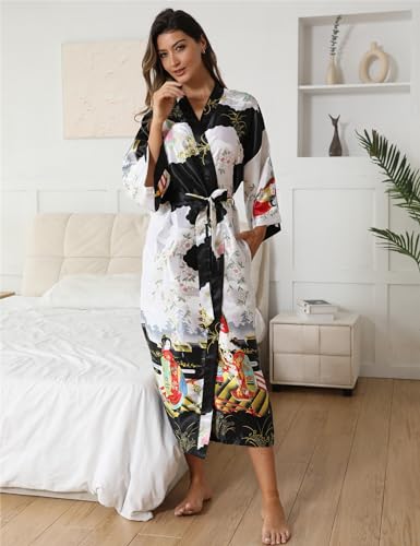 La Mejor Lista de Batas y kimonos para Mujer los 10 mejores. 9 Batas y kimonos para Mujer marca Horezsie (3)