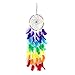 Tellpet Dream Catchers for Kids Gift, Rainbow Dream Catcher Wall Hanging Decor, Boho Dreamcatcher