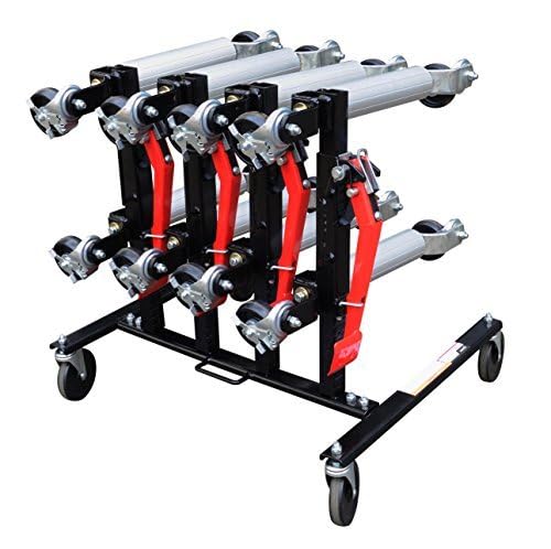 Sunex Tools 7709 Car Dolly Rack, 4-Dolly Capacity,Black thumb #1