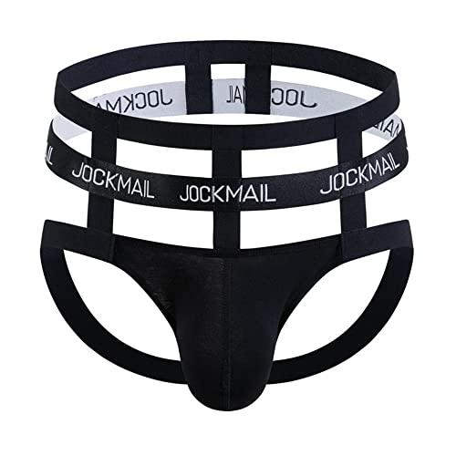 JOCKMAIL Men's Thong G-String Underwear Mens Sexy Jockstrap Breathable Underwear Gym Jock strap4