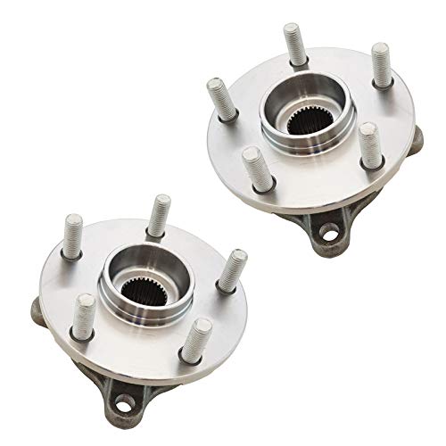 Image of TRQ Front Left and Right Wheel Bearing and Hub Assembly Set 2 Piece Compatible with 13-20 Lexus GS350 AWD 06-15 IS250 AWD 15-19 IS350 2020 IS350 18-19 IS300 V6 3.5L 20-22 RC300 V6 3.5L