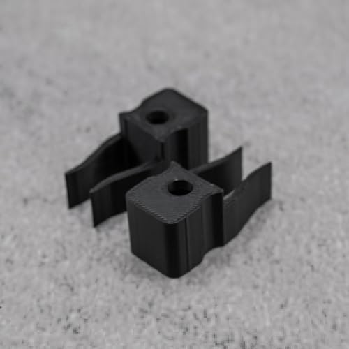 ULEIVA 2 pezzi di ricambio per porta scorrevole, colore nero, compatibile con Ikea Pax Hasvik Grimo 128866 (nero)