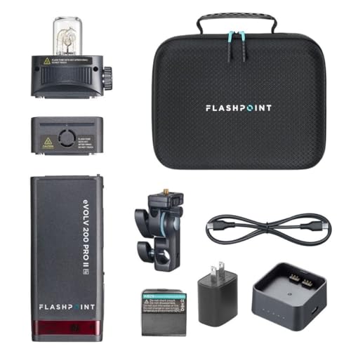 Flashpoint eVOLV 200 Pro TTL Pocket Flash Kit (Godox AD200 Pro ...