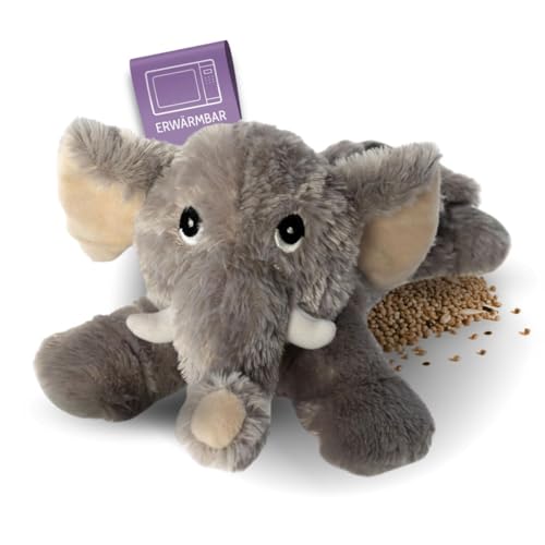 Doudou chauffant éléphant 1872 : une peluche bouillotte rassurante pour des moments de tendresse