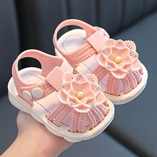 Softball Slides Youth Girls Toddler Baby Girl Shoes Breathable Shoe Dew Toe Shoe Bag Head Sandals Girl Sandals Sandal 22