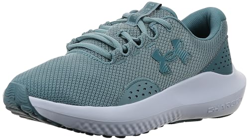 Under Armour Men's Charged Surge 4, (323) Serpentine/Jasper Blue/Jasper Blue, 13, US