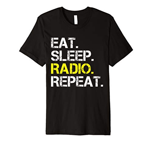 Funny Radio Lover Gift Eat Sleep Radio Repeat Premium T-Shirt Funny Radio Lover Gift Eat Sleep Radio Repeat Premium T-Shirt