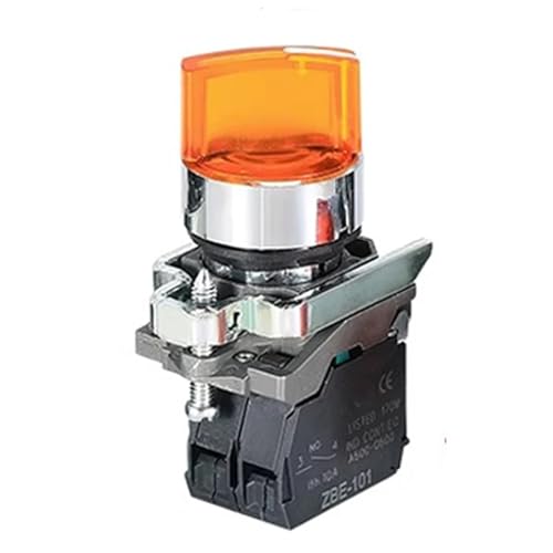 Commutateur XB4 3 vitesses bouton rotatif 24V 2NO bleu