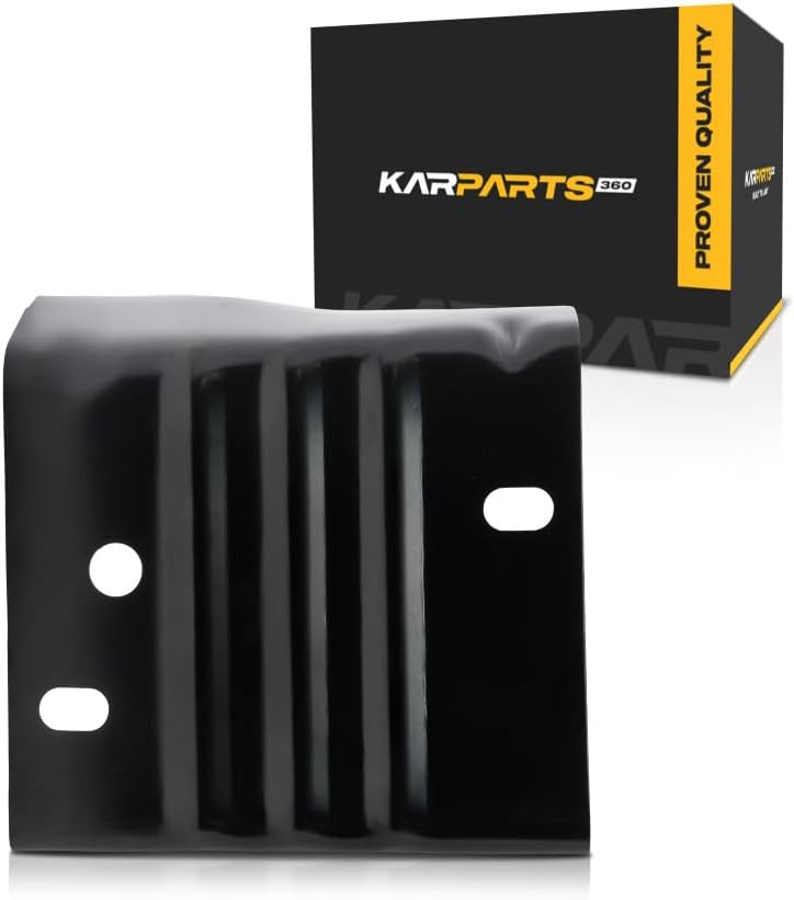 For Ford E-150 Econoline 1992 93 94 95 1996 Bumper Bracket Driver and Passenger Side | Pair | Front | Steel | Isolator Bracket | Replacement For FO1066145, FO1067145 | F7UZ17B884AA, F2UZ17B883A