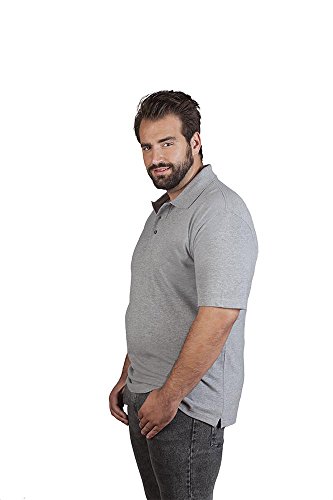 Superior Poloshirt Plus Size Herren, Sportgrau, XXXL