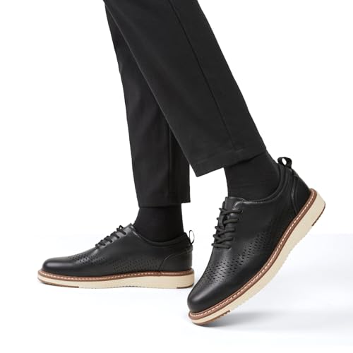 Men's Casual Dress Shoes Wingtip Dress Sneakers Business Oxford Shoes Comfortable Office Walking Shoes4