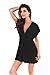 Produktbild Tamari Strandkleid / Kaftan / Überkleid für Damen, Einheitsgröße (36-42), Schwarz