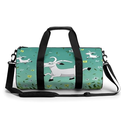 Sac de bagage de sport chèvre Frolic, finition élégante de 45 cm