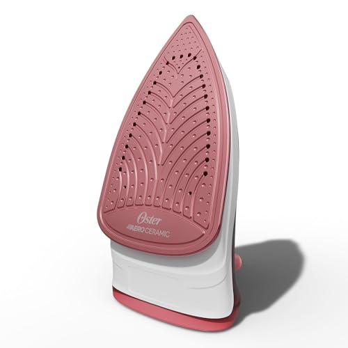 Ferro de Passar a Vapor Oster, Aeroceramic, Base Cerâmica, 220V, Vermelho, 1400W, GCSTBS5053