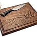 Cursive Monogram Personalized Cutting Board - Engraved Cutting Board, Custom Cutting Board, Wedding, Housewarming, Anniversary, Engagement W-080 GB