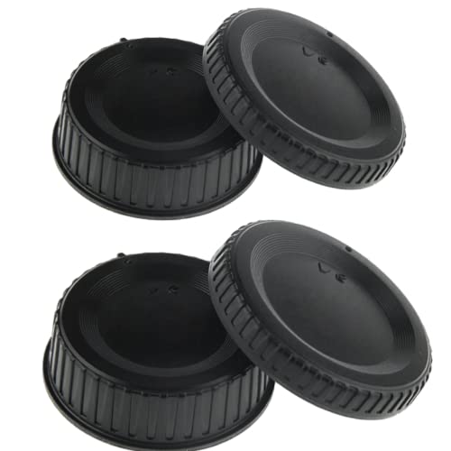 QuikProf Rear Lens and Camera Body Cover Cap for Nikon DSLR Cameras