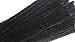 Carykon Super Fuzzy Chenille Stems Pipe Cleaners, Pack of 100 (Black)