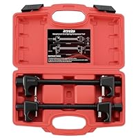 ATPEAM Profi Auto Federspanner Set 2tlg, Kfz Feder Spanner Werkzeug für Auto, Motorrad, 13/16 Zoll Stecknuss 1/2 Zoll Antrieb