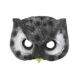 Générique Couverture de visage de   19x24cm Couvre tête de masque de d'animal d'unité centrale | Accessoire de Costume de Cosplay de Festival d'halloween pour adultes, vêtements de fête, accessoires