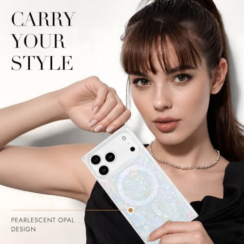 Image of COCOMII Rectangle for iPhone 18 Pro Max /17 Pro Max Case, Pearlescent Opal
