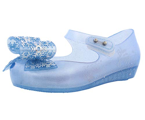 mini melissa Ultragirl Frozen Bow Flats Baby Girls Shoes Size 10