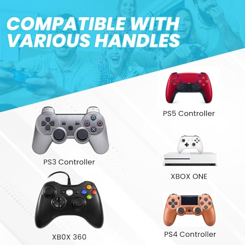 Image of KACA 6 Pairs /12 PCS Controller Joystick Replacement Silicone Luminous Thumb Stick Grips Caps Cover Compatible with PS5 PS4 PS3 Xbox One /360 Game Controller