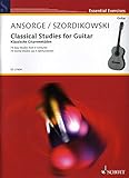  Classical studies for guitar - Ansorge / Szordikowski - 74 leichte Etüden aus 4 Jahr