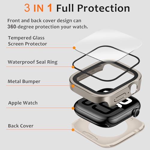 Coque Titane Apple Watch 11 46mm Amizee au design ultra mince - 2