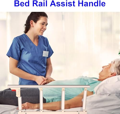 Brolteja Bed Rail For Elderly 97 * 40Cm Foldable Bed Rail Safety Side Protector For Elderly Adult Support Handle For Adults Kids Safety Hospital Home Care - 8