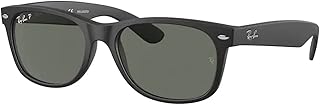 Ray-Ban RB2132 POLARIZED NEW WAYFARER Square Sunglasses For Men For Women +BUNDLE with ACCESSORY EYEWEAR KIT