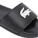 Lacoste Women's Serve Slide 0.0, Black/White, 5